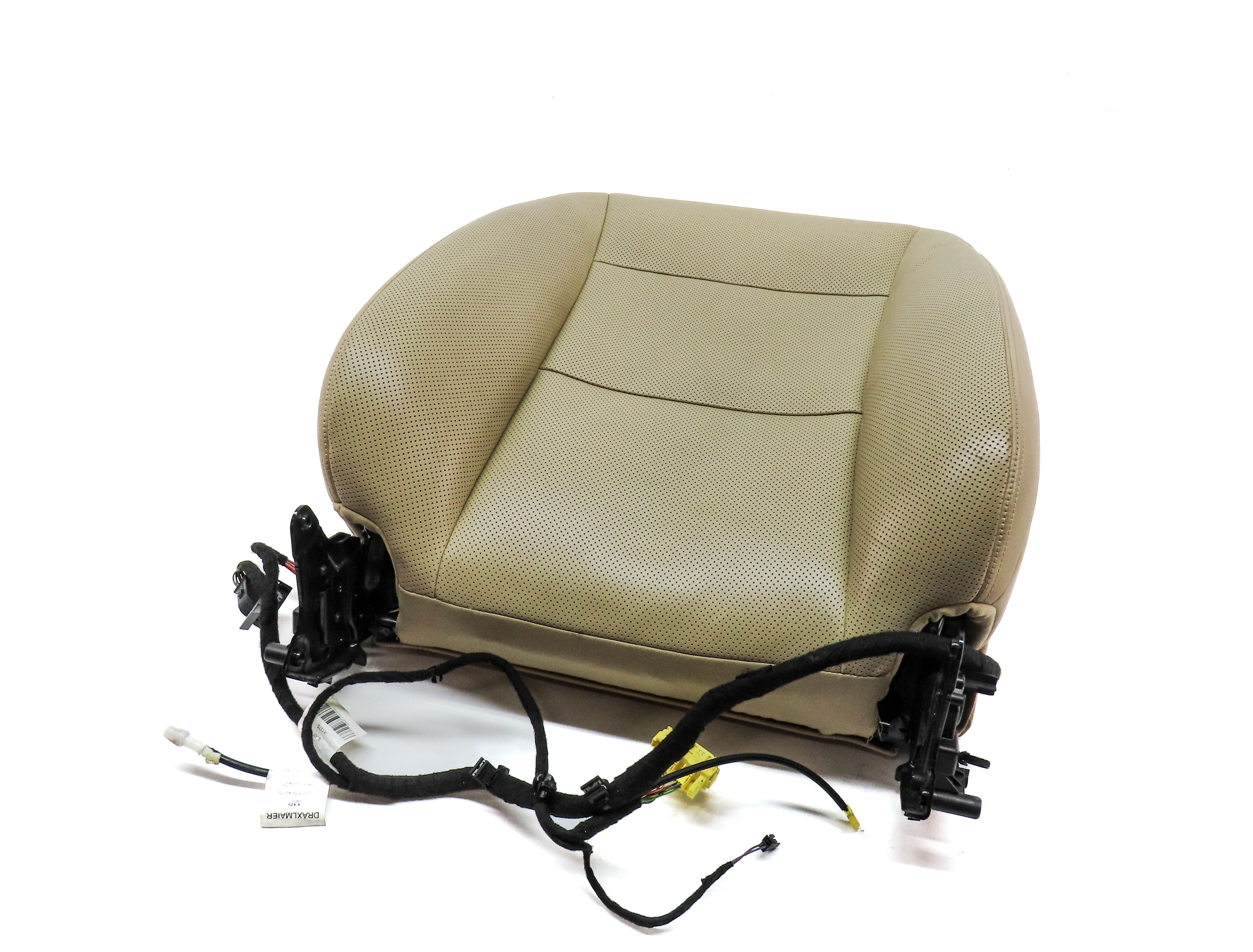 2013 MERCEDES S550 (W221) FRONT LEFT UPPER HEATED VENTED SEAT CUSHION (Brown) — exact item pictured